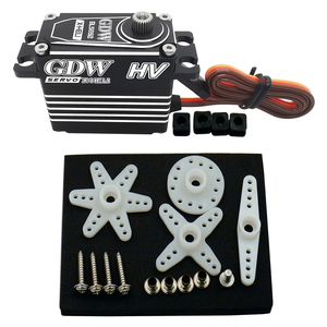 GDW BLS892HV 26KG Motor de dirección digital sin escobillas de alta velocidad para aeronaves con placa oscilante de acero de torsión (Metal) - Product Image 2