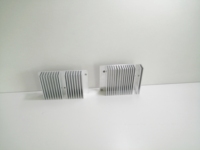 Couvercle de radiateur en aluminium AL6063, dissipateur thermique anodisé, bon marché, usinage cnc, service de fabrication personnalisé, tôle oem