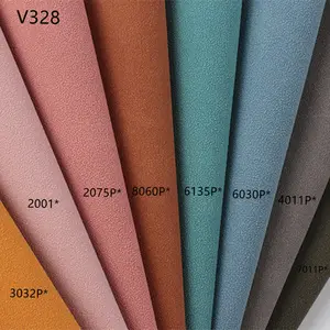 V328 New 1.1 mm Yang buck Synthetic Leather Frosted leather PVC artificial leather for luggage handbags belts sofa shoes.