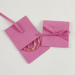 Pochette d'emballage pour bijoux en gros, multifonctionnelle, en suède microfibre, personnalisable - Product Image 2