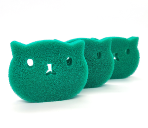 Éponge à récurer en silicone Éponge de nettoyage de cuisine réutilisable Éponge à vaisselle douce pour la vaisselle Parfum de légumes Moisissure - Product Image 3