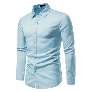 <span class=keywords><strong>Camicia</strong></span> Casual da uomo in puro colore per uomo - Product Image 3