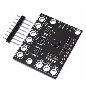 Module triple canal INA3221, mesure côté positif, surveillance de la tension de dérivation et de bus avec interface compatible I2C et SMBUS - Product Image 3