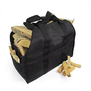 Échantillon Gratuit - Promotion Exceptionnelle : Sac de Transport pour Bûches de Bois de Chauffage - Noir - Sac de Transport Robuste et Durable pour Bois - Conception Autoportante avec - Product Image 2