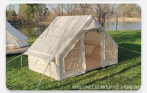 Glamping-tienda de campaña inflable al aire libre, toldo portátil <span class=keywords><strong>con</strong></span> campana de tubo de aire, Ajuste rápido, forma de cabaña, tienda de aire para <span class=keywords><strong>la</strong></span> familia - Product Image 4
