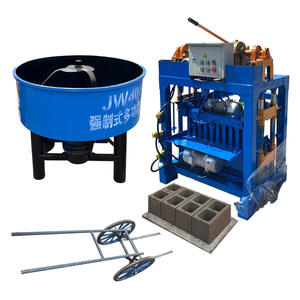 Baixa manutenção, mecanizada máquina do bloco 4-30A + misturador = fábrica de tijolos em pequena escala - Product Image 1