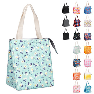 Oxford Cloth Printed Insulated <b>Lunch</b> <b>Bag</b> Large Capacity Portable Lunchbox <b>Bag</b> For Women Summer 2021 - Product Image 1