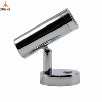 Lampe de lecture SUNHE DC 12V pour bateau, intérieur, blanc chaud, avec lumière bleue LED pour camping-car, caravane, yacht
