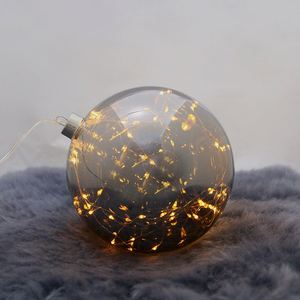 2024 Hot Sale Battery Powered Eco-friendly Glass <b>Ball</b> Copper Wire <b>LED</b> Christmas Lights for Room Decoration or Christmas Gifts - Product Image 1