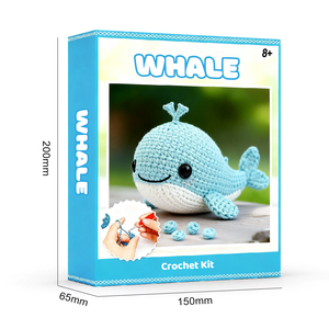 Jouets éducatifs STEM en gros, kit de crochet créatif fait main pour poupée baleine, idéal pour cadeaux de mariage, décoration et cadeaux de fêtes - Product Image 3