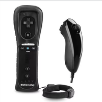 Télécommande sans fil Motion Plus Nunchuck pour manette de jeu Nintendo Wii, manette de jeu, joystick, manette pour Wii U