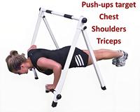 Portable Pull-up Bar Fitness Machine Travail Dos Biceps et Avant-Bras Musculation Entraînement Push-Pull 5 Minutes