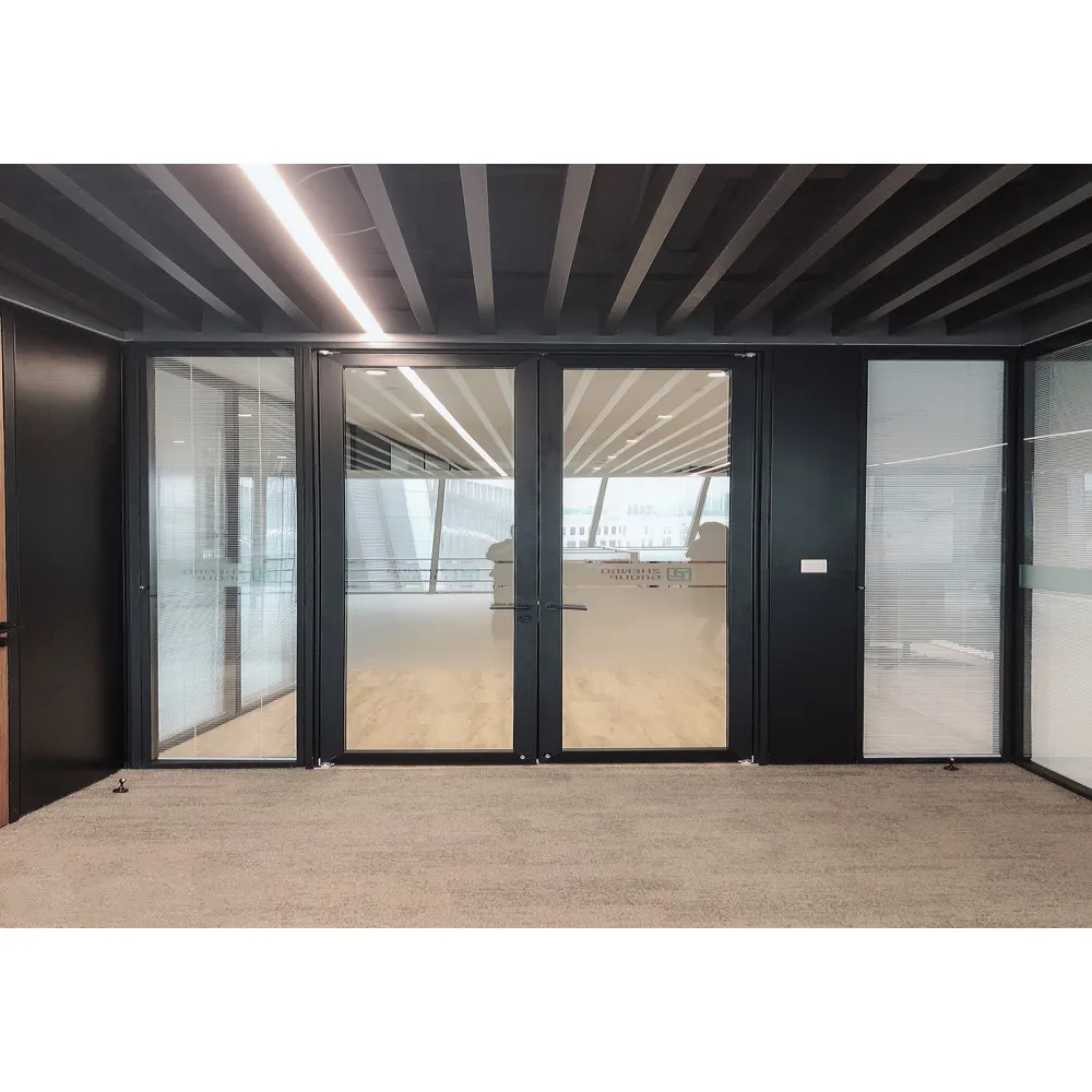 FlexSpace 2024 새로운 새로운 사무실 벽 파티션 디자인 사무실 전체 높이 유리 벽 파티션 좋은 방음 품질