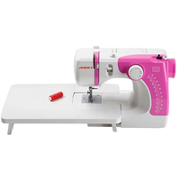 JUKKY Machine à coudre à domicile portable Mini machines à coudre automatiques électriques avec pied presseur pour plastique durable fabriqué à la mode