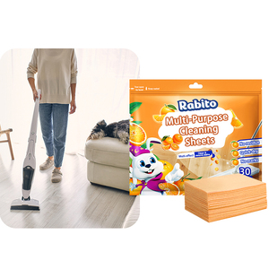 Produits personnalisés Feuilles de nettoyage tout usage Détachant Toilette magique neutre Carreaux durs Solubril Nettoyant pour sols - Product Image 1