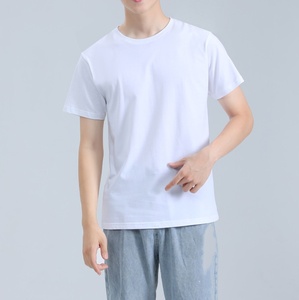 Camiseta de algodón 100% de diseñador de precio de fábrica por encargo de gran oferta de Color sólido pedido a granel a la venta - Product Image 2