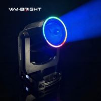 Lampu Panggung Moving Head High Value 295W Star Ring Dual Prism Pattern Beam Putih + 13 Warna untuk Pernikahan, Klub, DJ, Disko, Acara