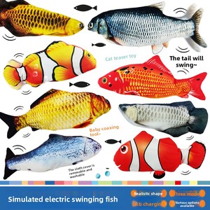 Juguete Eléctrico de Peluche con Forma de Pez, Recargable, con Movimiento y Luces, para Gatos y Mascotas, Directo del Fabricante - Product Image 5