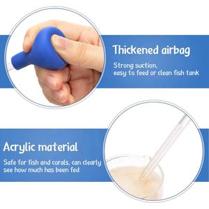 산호 반점 지류 관 긴 아크릴 바다 물고기 암초 먹이는 공구 유기물 피펫 산호 음식 공구 산호 지류 - Product Image 4