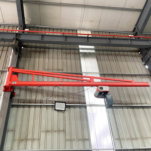 500kg 1 Ton 2 Ton 180 Degree Motorized Rotating Swing Arm Wall Mounted Travelling Jib Crane - Product Image 3