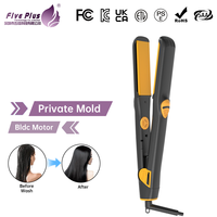 Lisseur de cheveux en céramique réglable MCH, chauffe rapide en 30 secondes, 230°C, qualité professionnelle, LED, compatible camping-car