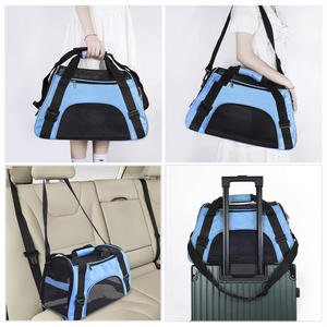 Transportines plegables de lado suave <span class=keywords><strong>para</strong></span> mascotas <span class=keywords><strong>para</strong></span> gatos pequeños y medianos Perros Cachorros-Transportín de mascotas aprobado por aerolínea y transportador de perros de hasta 15 libras - Product Image 5