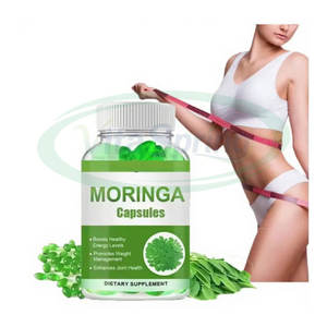 Supplément en vrac dès que possible d'extrait de feuille de thé de moringa à base de plantes gestion du poids OEM biologique - Product Image 1