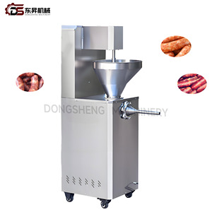 소세지 공장용 전동기가있는 에너지 효율적인 소형 기계 수직 소형 소세지 스터프 - Product Image 5