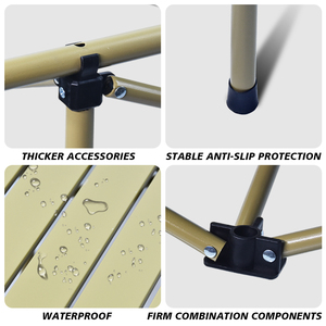 Mesa de acampada plegable estable Fácil de llevar, venta directa al por mayor y personalizada de fábrica OEM - Product Image 2