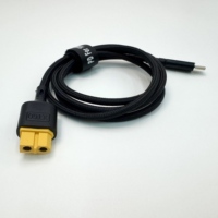 Câble de charge USB-C mâle vers XT60 femelle personnalisé, cordon d'alimentation tressé pour drone, panneau solaire, station d'alimentation, chargeur de batterie RC