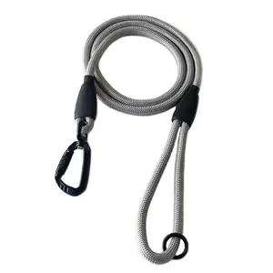 Premium Strong Durable Nylon Heavy Duty Aluminum Swivel Carabiner Rock Climbing Rope Lead Dog Leash
