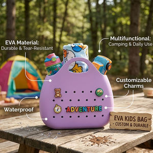 กระเป๋าเด็ก EVA ขายดี ทนทาน ไม่ขาดง่าย กระเป๋าถือ EVA สีตามสั่ง กันน้ำ ใช้งานได้ทุกวัน เหมาะสำหรับการตั้งแคมป์ - Product Image 4