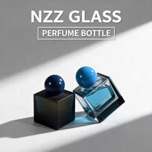 Flacon de parfum de luxe vide 50 ml, en verre transparent premium, anti-fuite, carré, avec boîte cadeau, rechargeable, pour utilisation en voiture - Product Image 3