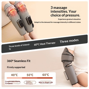 เครื่องนวดขาอเนกประสงค์ ระบบลมอัดทั้งขา พร้อมประคบร้อนบริเวณหัวเข่า สำหรับการบำบัดความงาม ใช้ในบ้าน - Product Image 2