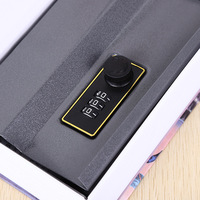 Coffre-fort secret en forme de livre avec serrure à code, construction en ABS et métal, anti-collision, pour rangement domestique