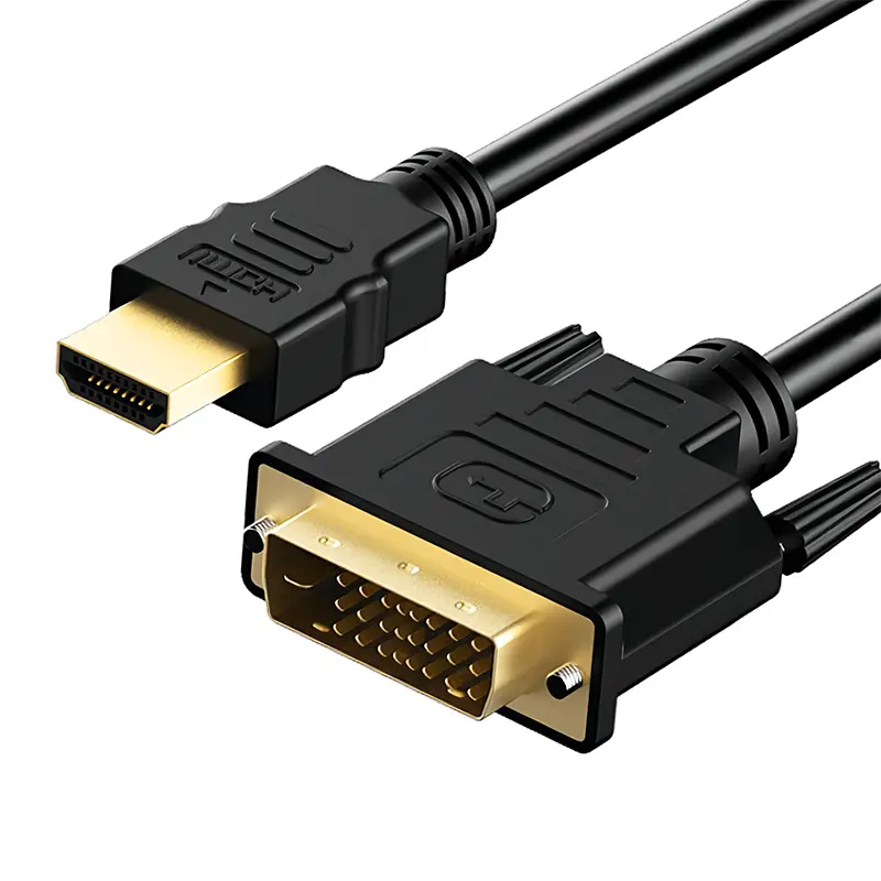 HDMI to DVI Cable 1080P DVI 24+1 Male to HDMI Male High Speed Adapter Cable for PS4 PS3 Graphics Card