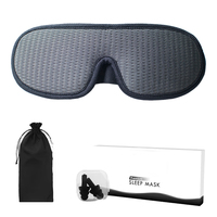 Masque de sommeil 3D ergonomique à cavités profondes pour les yeux, sangle réglable, idéal pour les voyages et le repos quotidien – Meilleures ventes