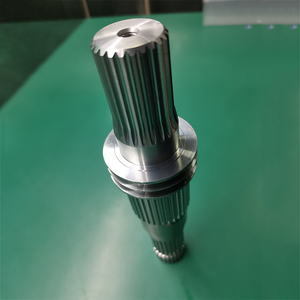 Hochwertige, günstige Edelstahl-Keilwellen mit Lager, CNC-gefertigt, <span class=keywords><strong>DIN5480</strong></span>-Modell für Betriebsmechanismen - Product Image 4
