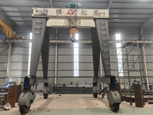 รถเครนแบบพอร์ทัลคุณภาพสูง 50 ตัน พร้อมรอกไฟฟ้าแบบใหม่ขนาด 100 ตัน ปรับแต่งได้ 8-1 10 ตัน อุปกรณ์ก่อสร้าง รถมอเตอร์สำหรับงานฟาร์ม - Product Image 5