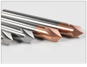 <span class=keywords><strong>Fraise</strong></span> à chanfreiner en carbure <span class=keywords><strong>de</strong></span> tungstène monobloc, 3 cannelures, 90 degrés, pour chanfreinage et ébavurage, profil en V - Product Image 3