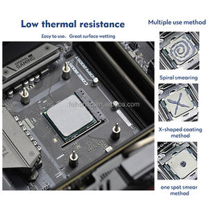 Pâte thermique silicone haute température double composant pour CPU, GPU, ASIC, RTX 1.0-8, tailles personnalisées 2g, 4g, 8g, 10g, référence TG-9 - Product Image 4
