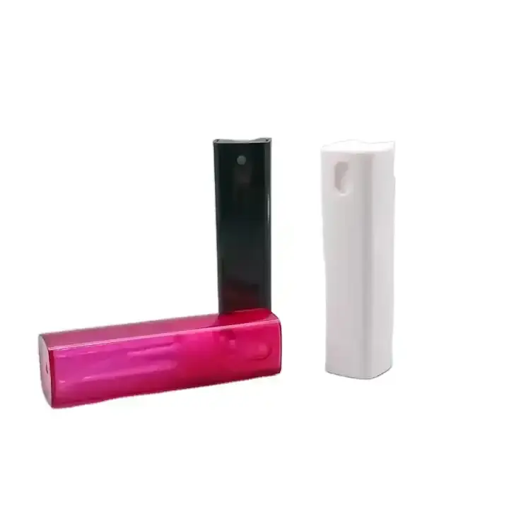 Flacon pulvérisateur à pompe en plastique personnalisé de 10ml 30ml à brume fine pour parfum désodorisant pour l'haleine