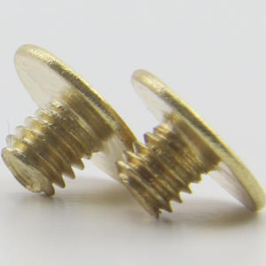 Sekrup Kepala Datar Besar Berlapis Emas Baja Tahan Karat 304 Baut Tipis M1, M2, M3, M4, M5 - Product Image 2