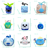 Peluche Blox Fruit Code Box 10-18CM, Jouet en Peluche Kawaii Mignon Doux Anime Dessin Animé