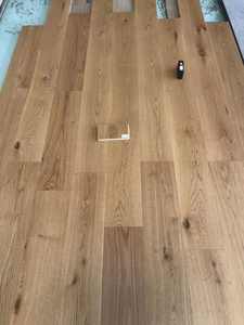 Parquet massif en chêne blanc européen multicouche, naturel, pour intérieur, en bois d'ingénierie à lattes larges - Product Image 5