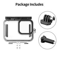 Funda Impermeable para Gopro Hero 8 9 10 11 12 Black 13, Funda Protectora de Grabación a 60 m para Gopro Hero 12 Black