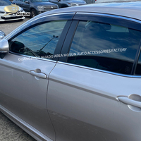 Pare-soleil de fenêtre MOSUN pour TOYOTA CAMRY XV70 2017-2022, garniture chromée, déflecteur de vent, protection contre la pluie