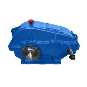 Non-standard vertical flange mounted helical straight pinion ZQ series gears gearbox for ceramic mixer