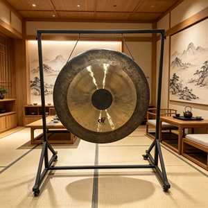 Gong Hecho a Mano 100% en Fábrica, 90cm/35 Pulgadas con Soporte, OEM, Instrumentos de Percusión, Orquesta, <span class=keywords><strong>Concierto</strong></span> <span class=keywords><strong>Sinfónico</strong></span> - Product Image 3