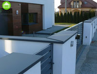 Panneau mural décoratif pour clôture de jardin, en aluminium durable, imperméable et résistant à la pluie
